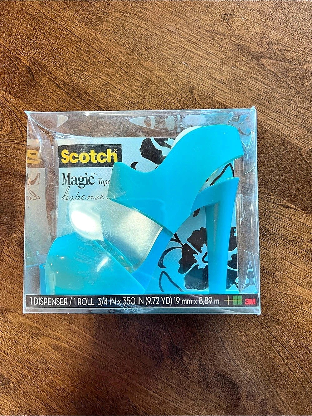 Scotch High Heel Shoe Tape Dispenser Blue